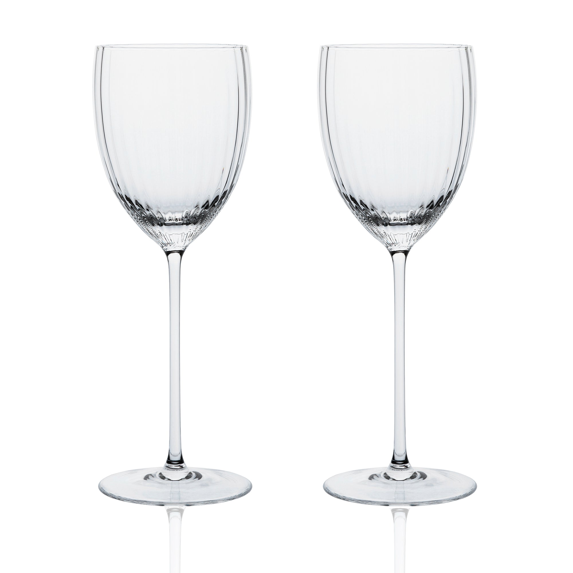 Quinn Clear White Wine Glasses Set/2 - Caskata