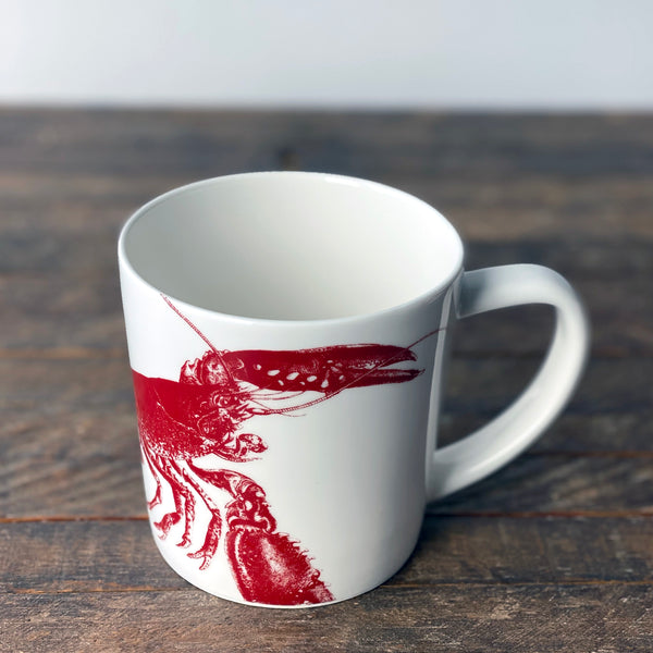 Creature Cups Hidden Lobster 11oz. Red Ceramic Coffee or Tea Mug