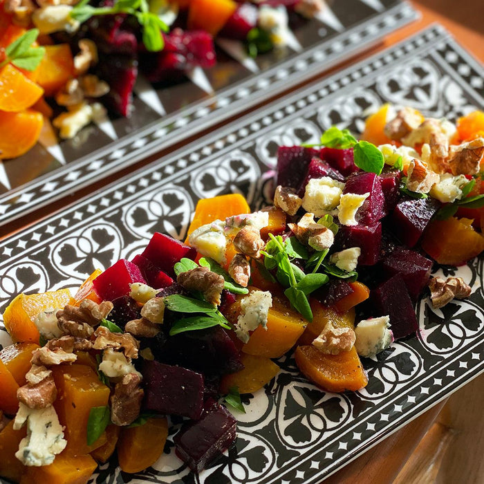 Roasted Beets with Gorgonzola & Walnuts