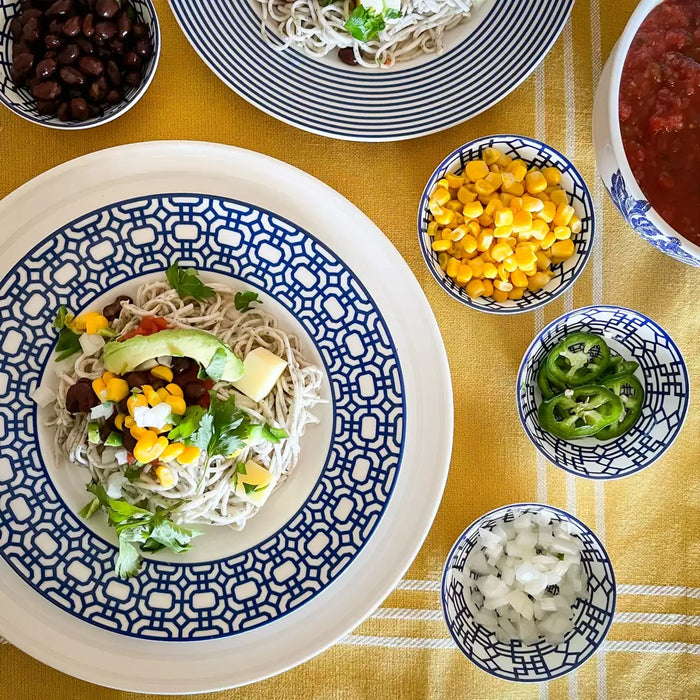 Blue and White Dinnerware: Styling a Timeless Classic