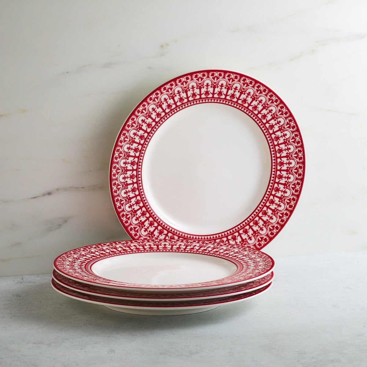 Casablanca Crimson Salad Plate - Caskata