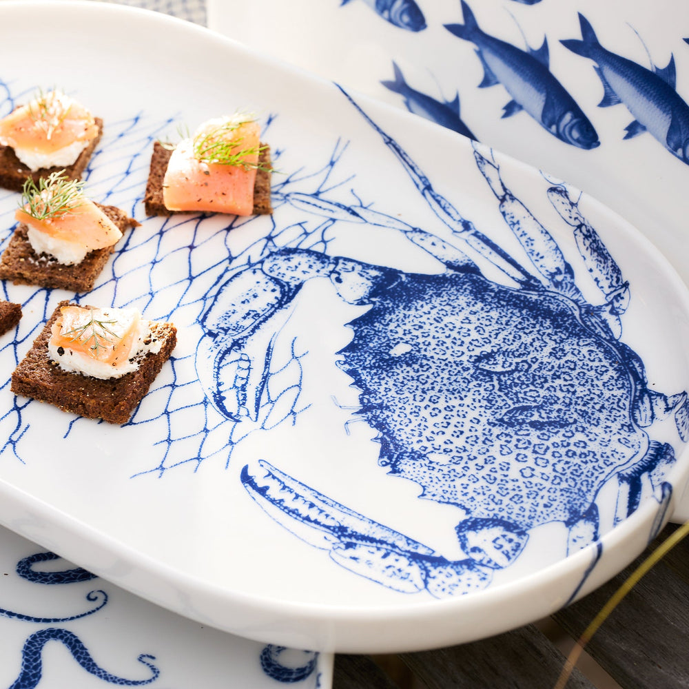 Crab Large Coupe Oval Platter image 5