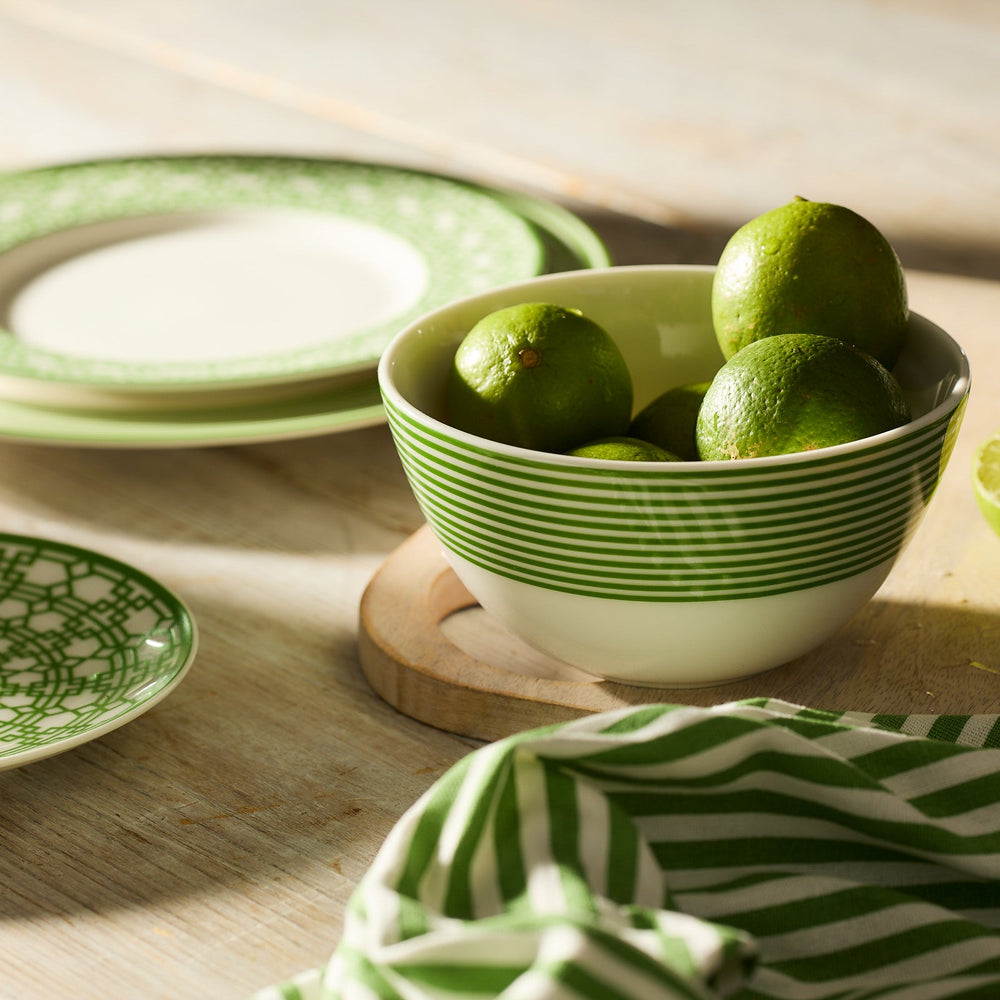 Newport Stripe Verde Cereal Bowl image 3