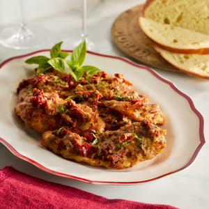 Stella Crimson Scalloped Platter thumbnail 4
