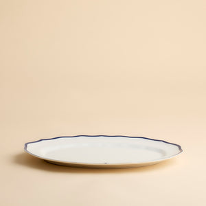 Stella Blue Scalloped Platter thumbnail 4