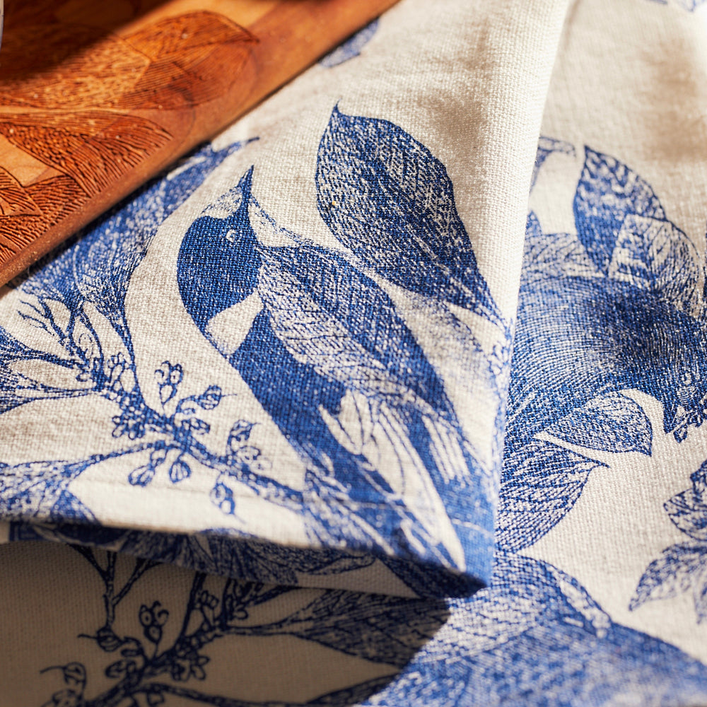 Arbor Birds Blue Dinner Napkins image 5