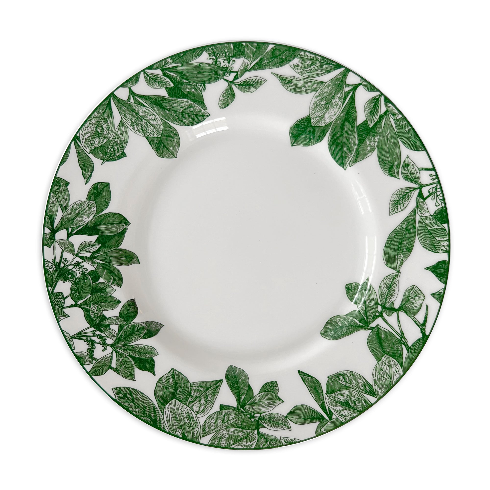 Arbor Green Porcelain Dinner Plate from Caskata.