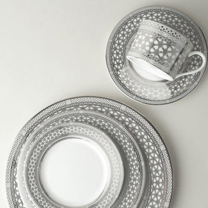 Hawthorne Ice Platinum Cup & Saucer Set - Caskata