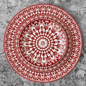 Casablanca Crimson Salad Plate thumbnail 3