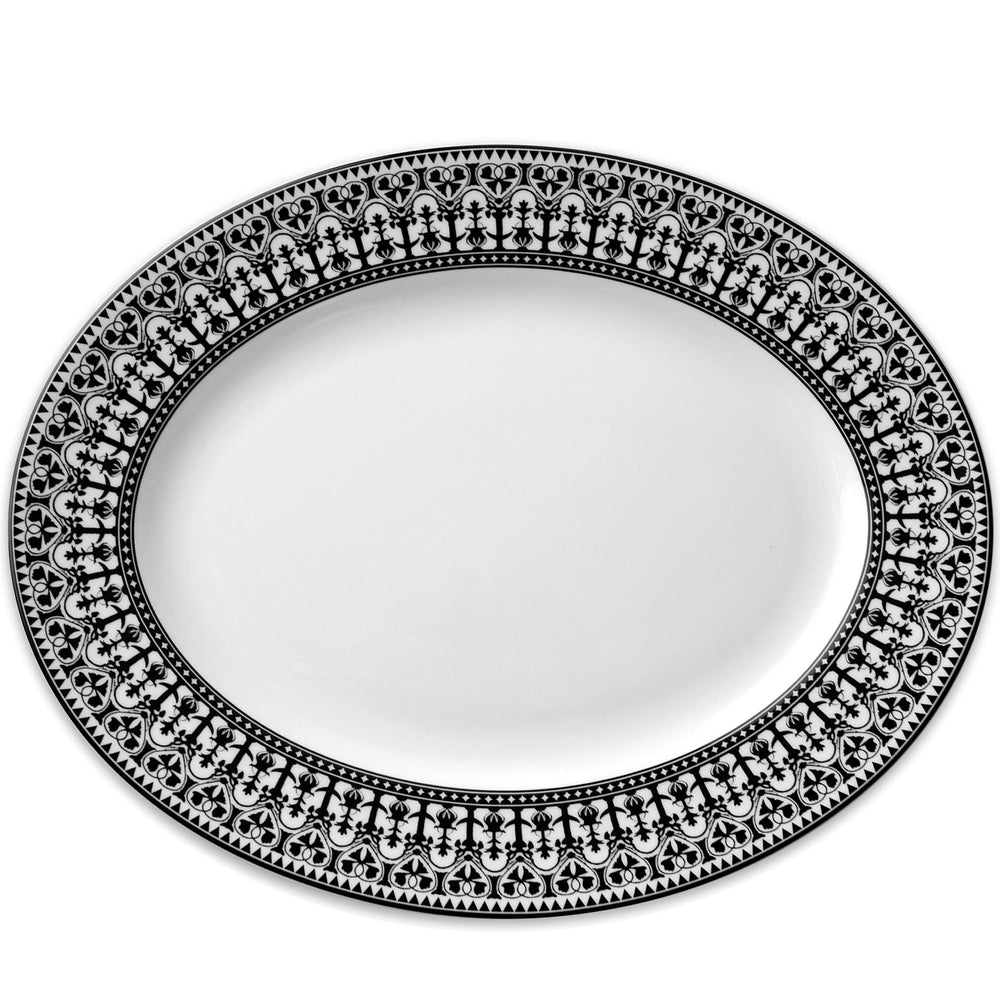 Casablanca Oval Rimmed Platter