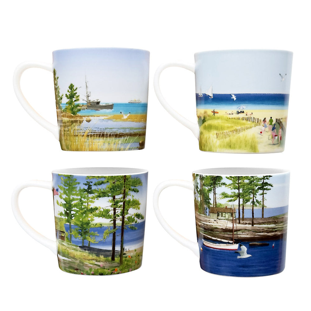 Caskata X Felix Doolittle By the Sea Mugs, Set of 4 image 3