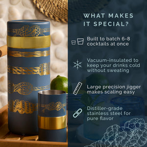 Caskata x High Camp Sailor's Knots Batch Cocktail Shaker thumbnail 5