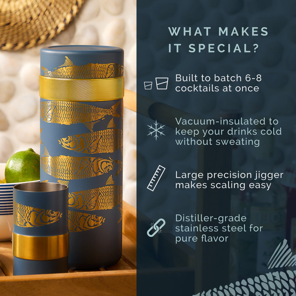 Caskata x High Camp Sardines Batch Cocktail Shaker image 3