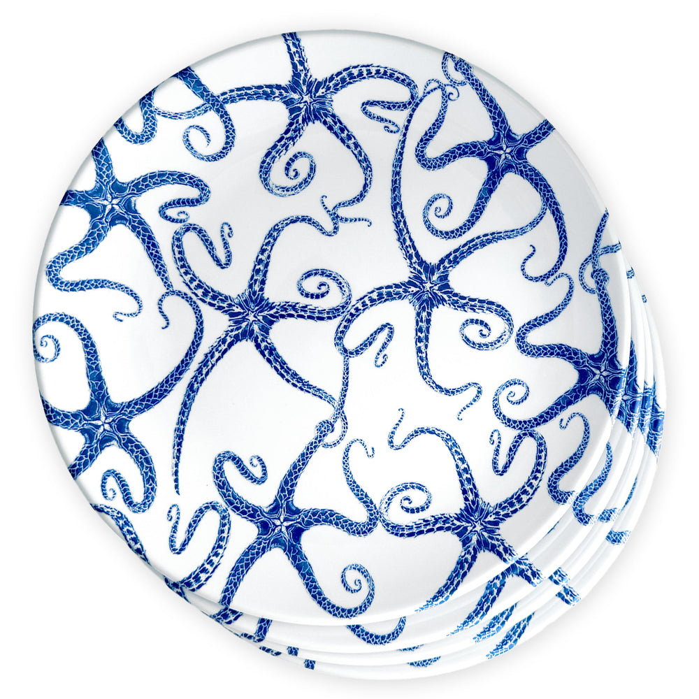 Starfish Melamine Dinner Plates, Set of 4 image 4