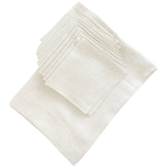 Cream Linen Tablecloth and Napkin Set from Caskata.