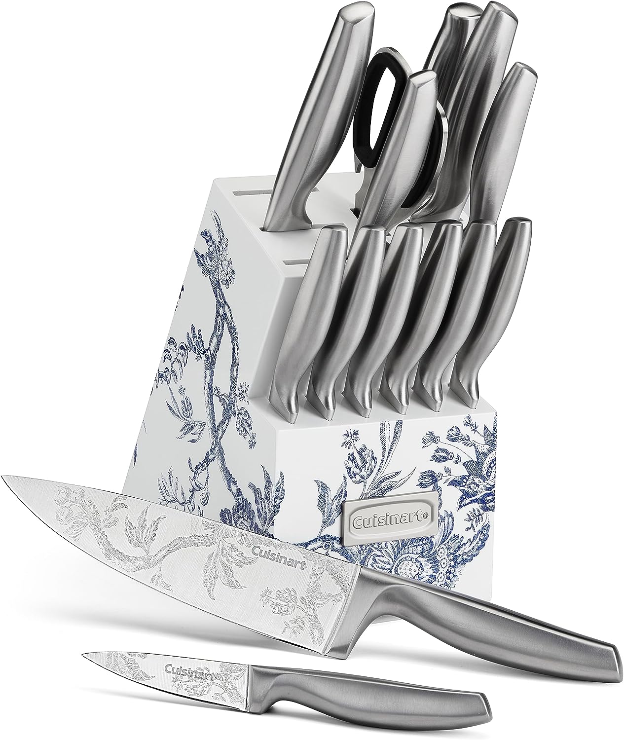 Caskata X Cuisinart Limited Edition Arcadia 15 pc. German Stainless Steel Cutlery Block