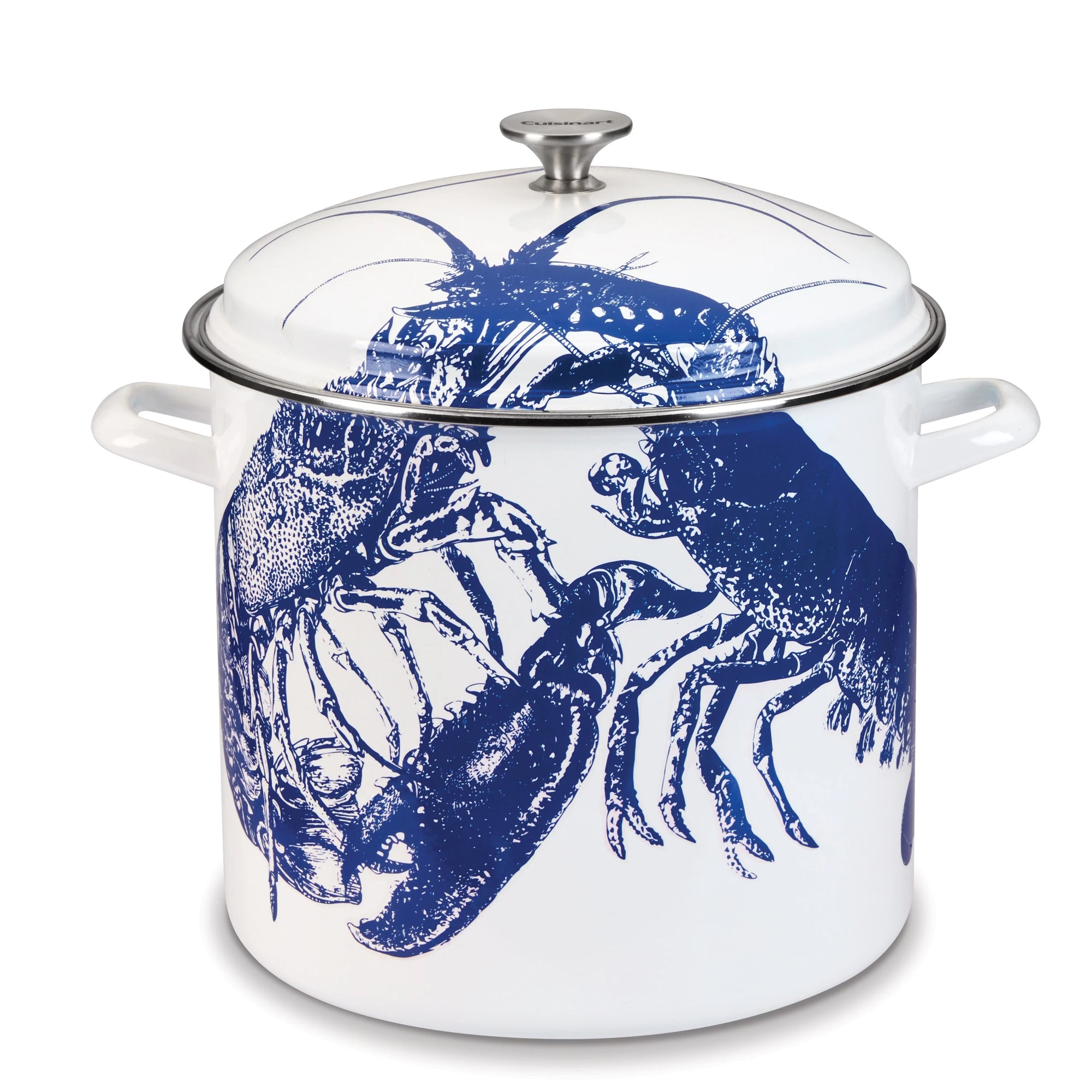 Caskata X Cuisinart Limited Edition Lobster 16 Qt. Enamel on Steel Stockpot - Caskata