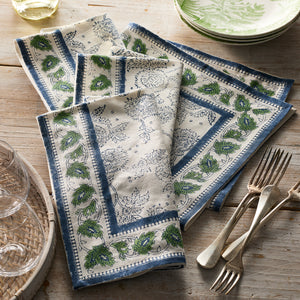 Cuttyhunk Block Print Dinner Napkins thumbnail 3