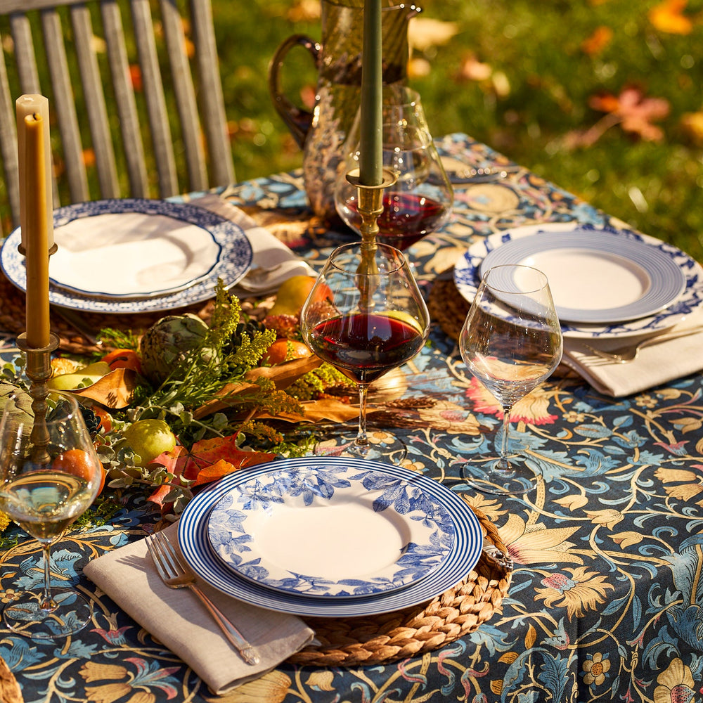 Newport Stripe Rimmed Dinner Plate image 2