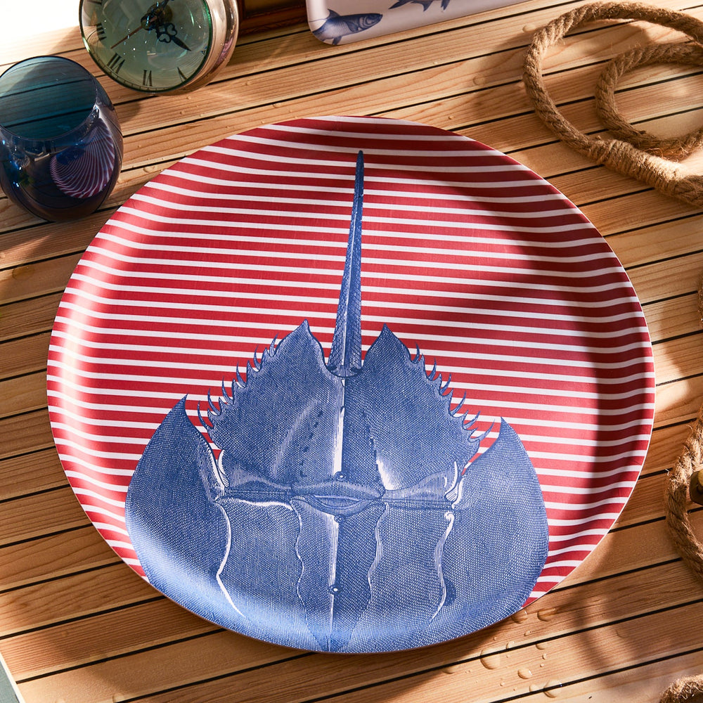 Horseshoe Crab Large Round Birchwood Tray image 8