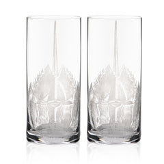 Horseshoe Crab Highball Glasses - Caskata