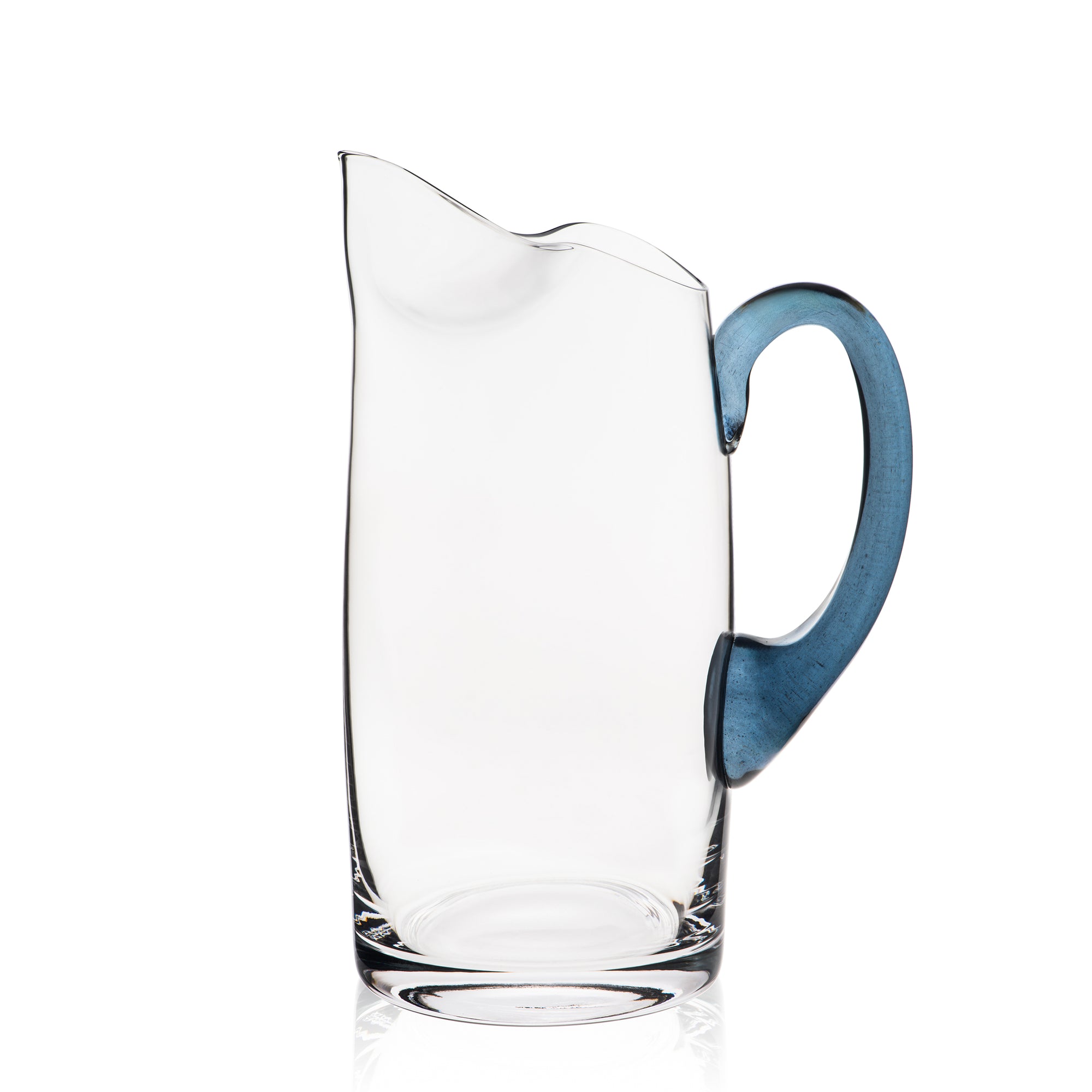 Les Nuages Blue Handle Small Pitcher - Caskata