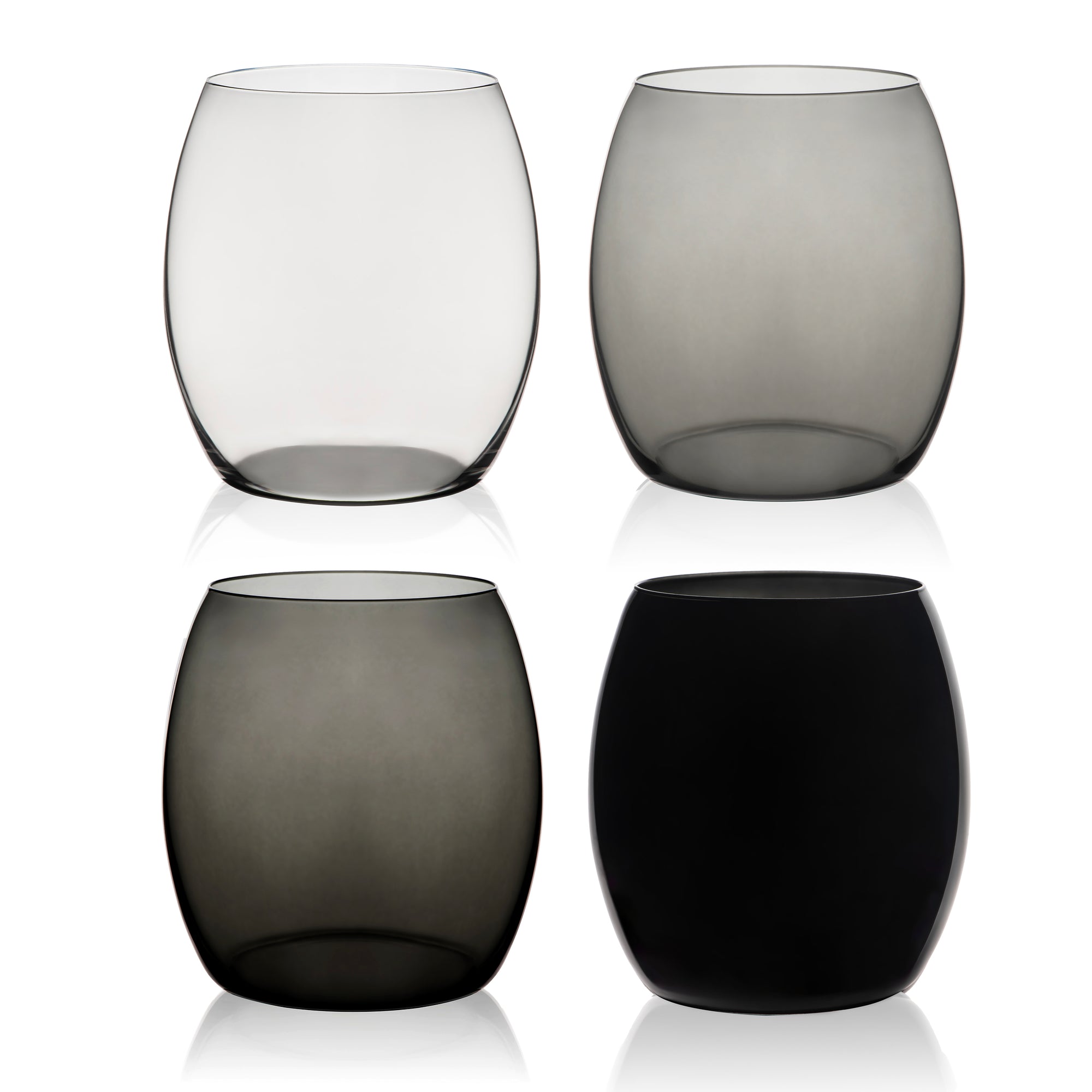 Island Chic Lattice Stemless Wine Glass - Set of 4 – Caspari