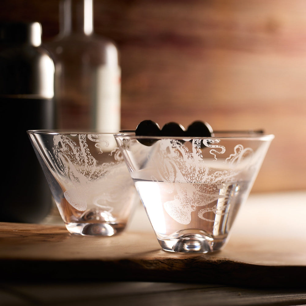 Lucy Stemless Martini Glasses image 7
