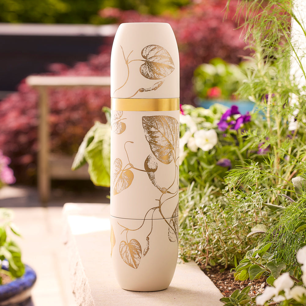 Caskata x High Camp Crema Morning Glory Fern Wine Flask image 5