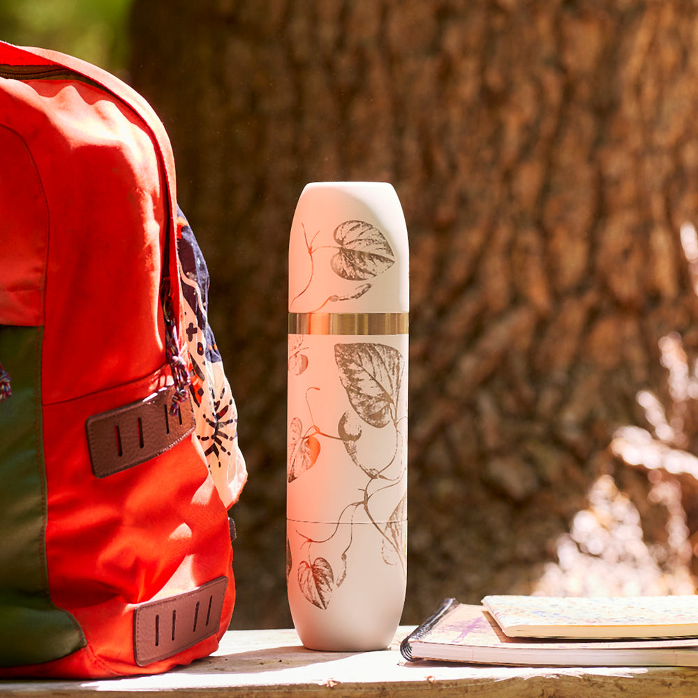 Caskata x High Camp Crema Morning Glory Fern Wine Flask image 6