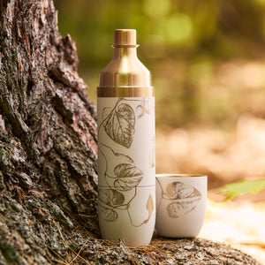 Caskata x High Camp Crema Morning Glory Fern Wine Flask thumbnail 2