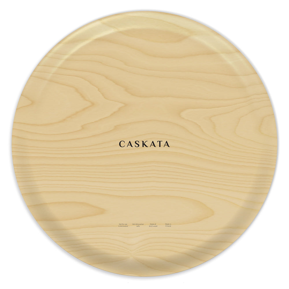 Nasturtiums Large Round Birchwood Tray image 6