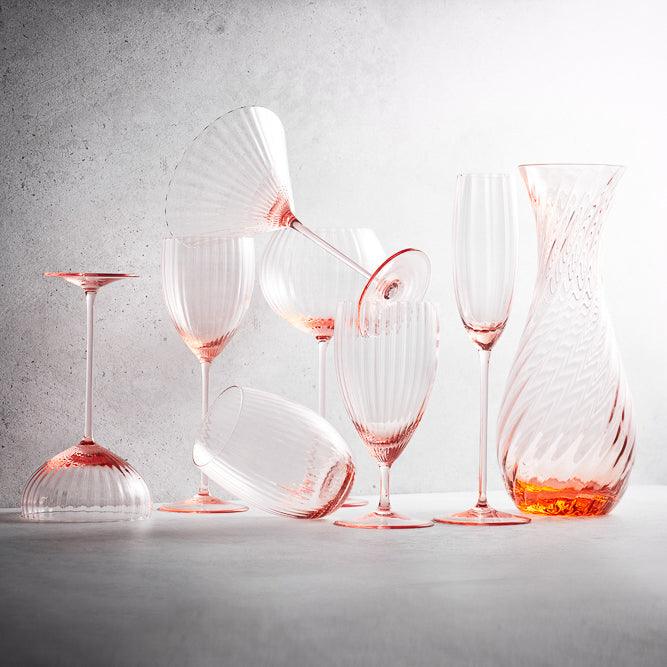 Quinn Rose Red Wine Glasses image 3