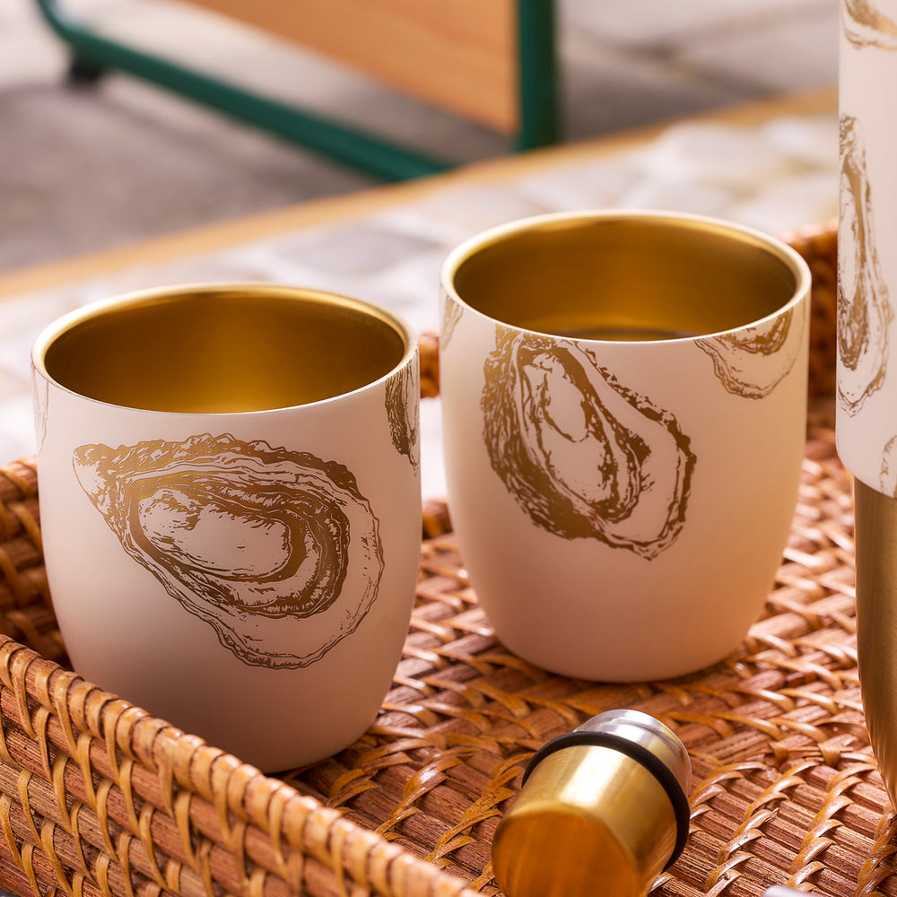 Caskata x High Camp Crema Oysters Wine Flask image 4