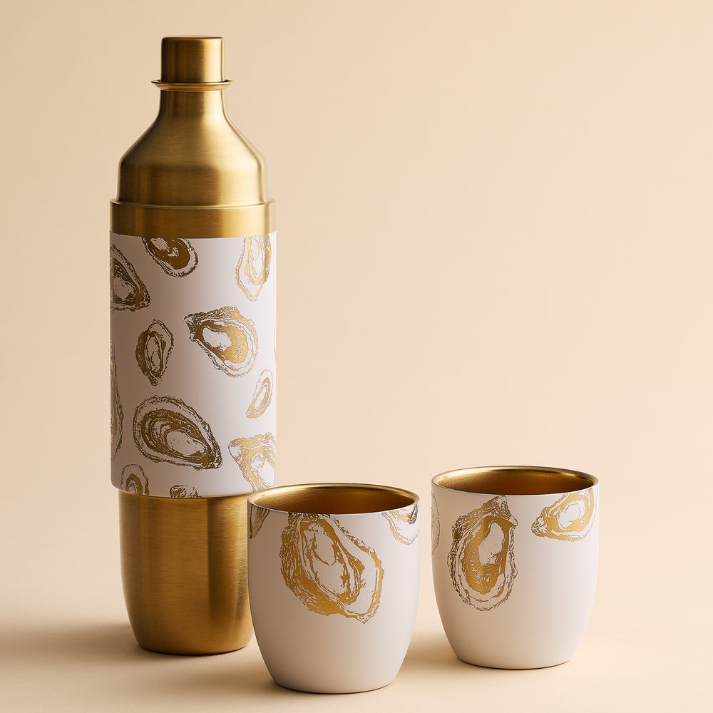 Caskata x High Camp Crema Oysters Wine Flask image 6
