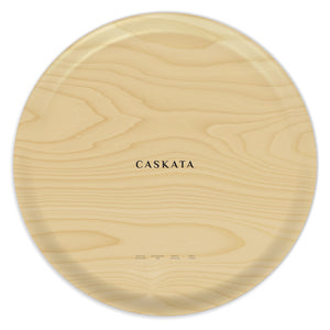 Party Fish Large Round Birchwood Tray