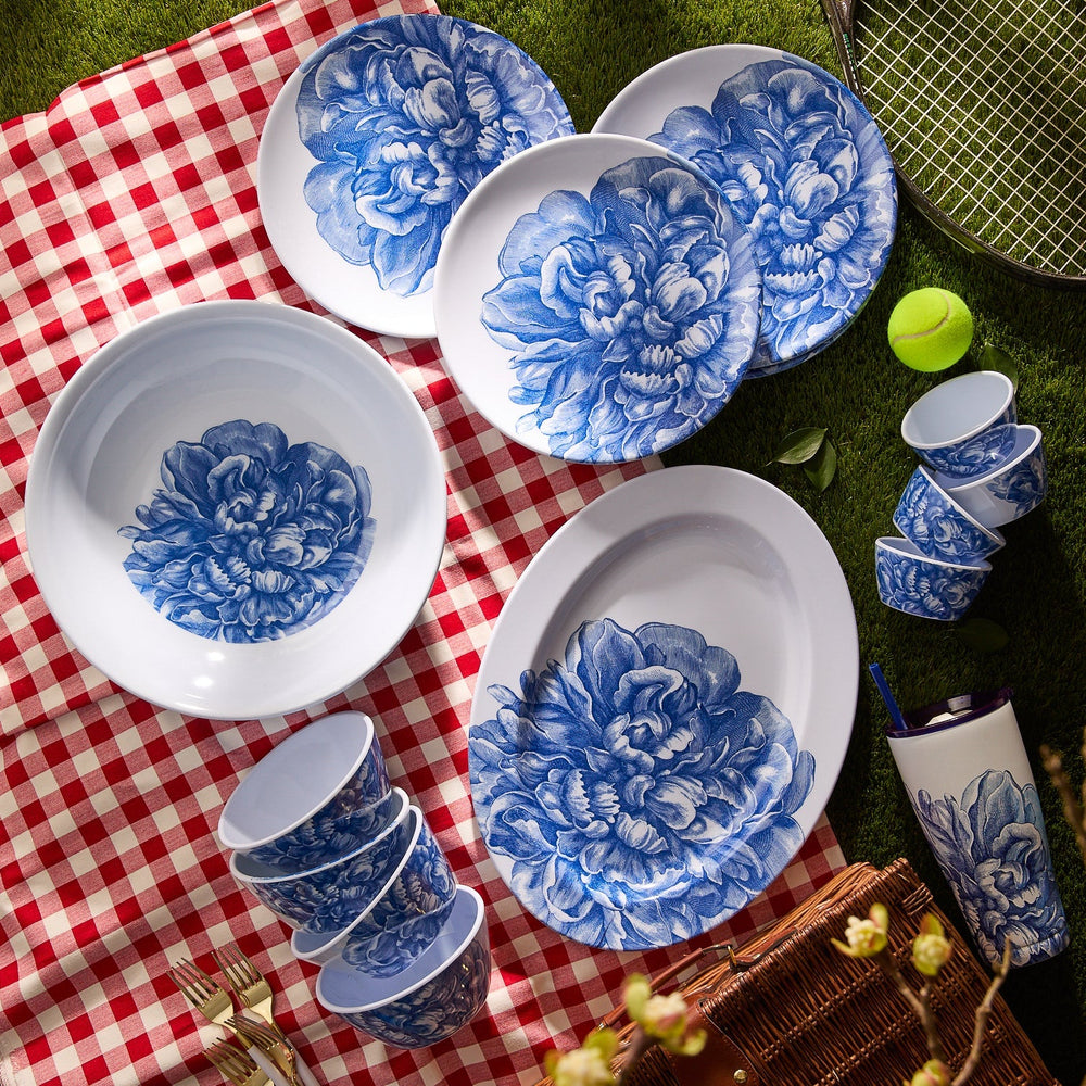 Peony Melamine Dinner Plates, Set of 4 image 3