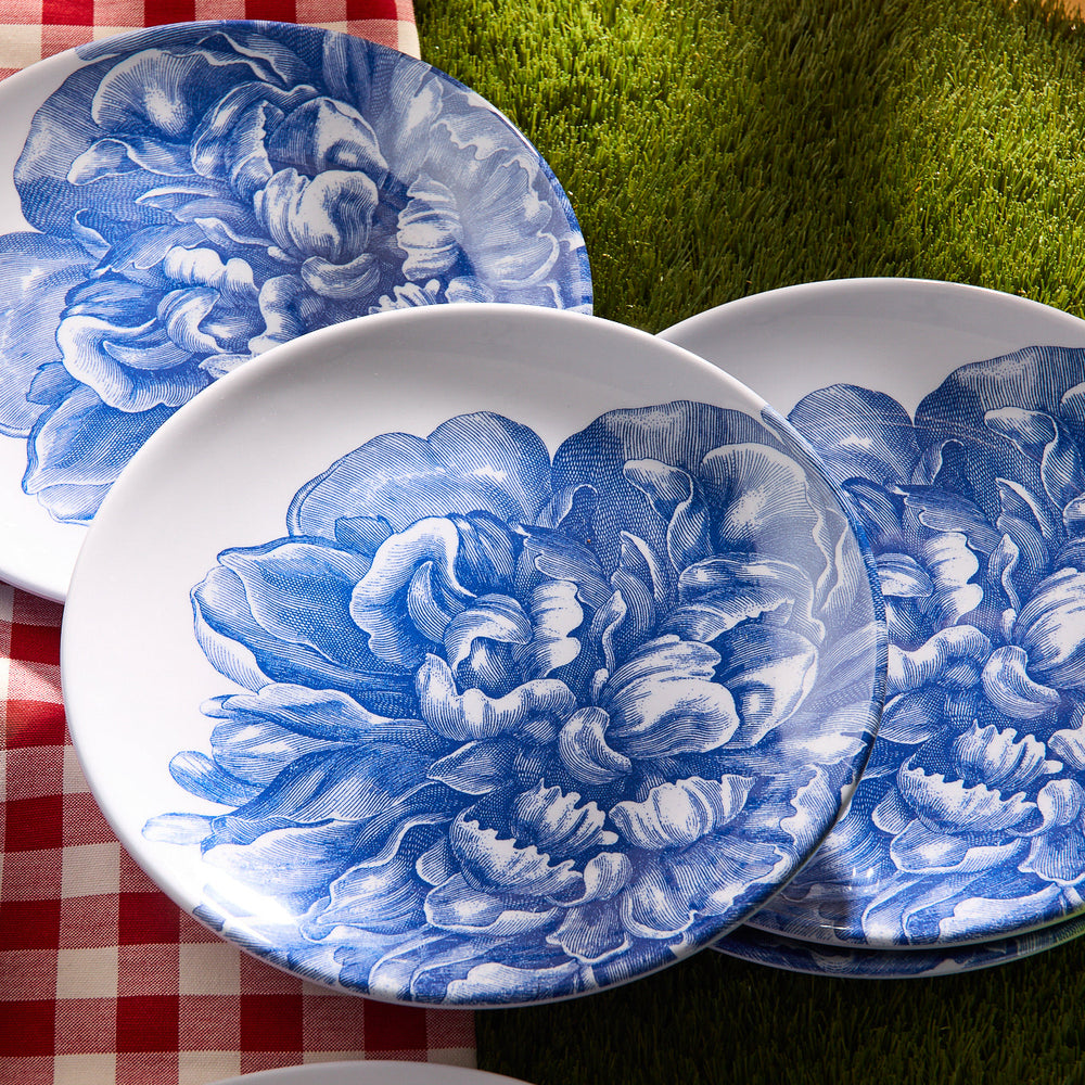 Peony Melamine Dinner Plates, Set of 4 image 2