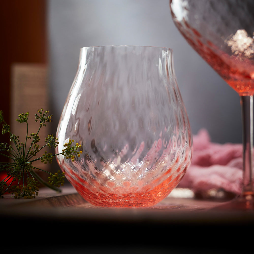 Phoebe Rose Stemless Wine Glasses image 2