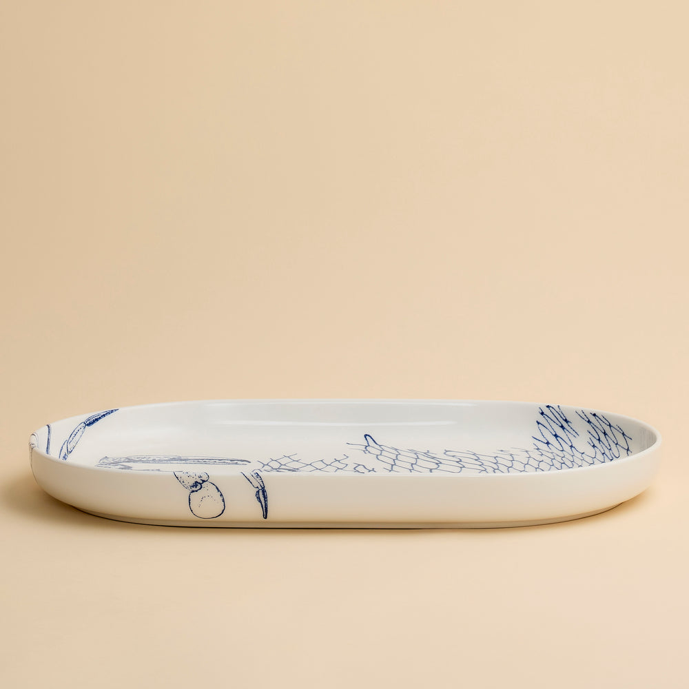 Crab Large Coupe Oval Platter image 2