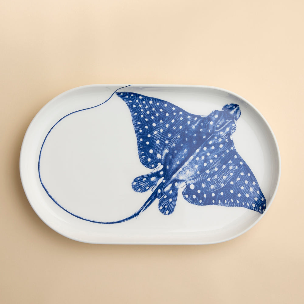 Ray the Stingray Large Coupe Oval Platter