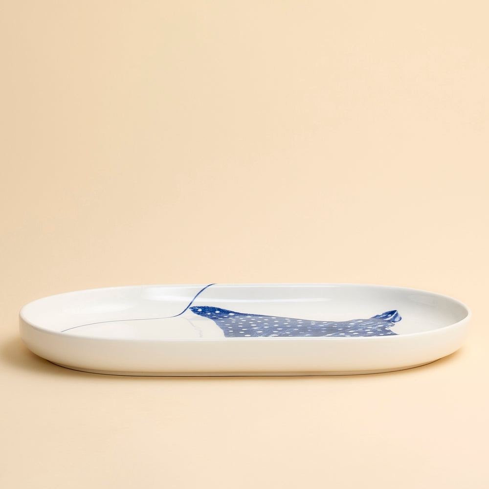 Ray the Stingray Large Coupe Oval Platter image 5