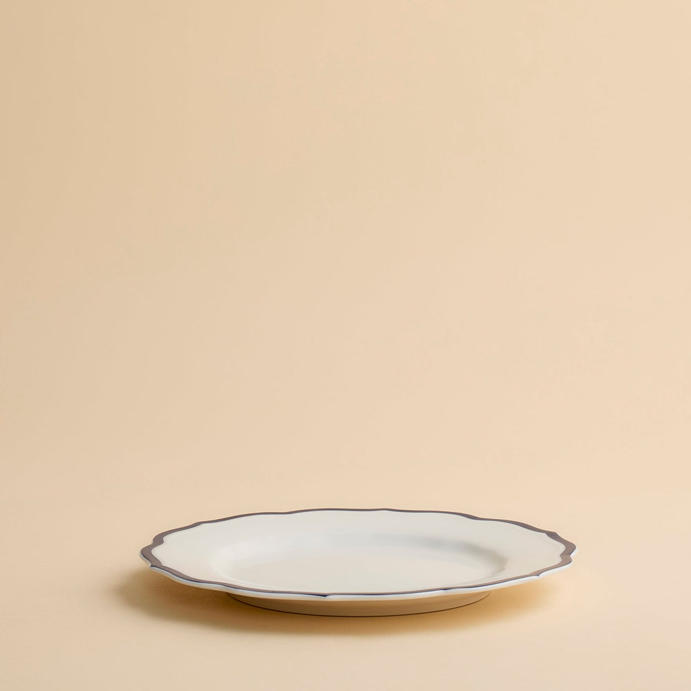 Stella Scalloped Blue Salad Plate image 6