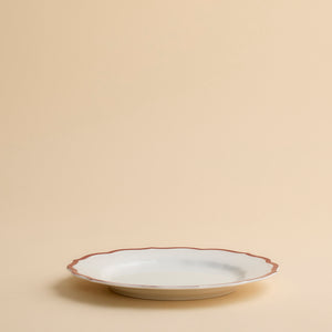 Stella Scalloped Crimson Salad Plate thumbnail 5