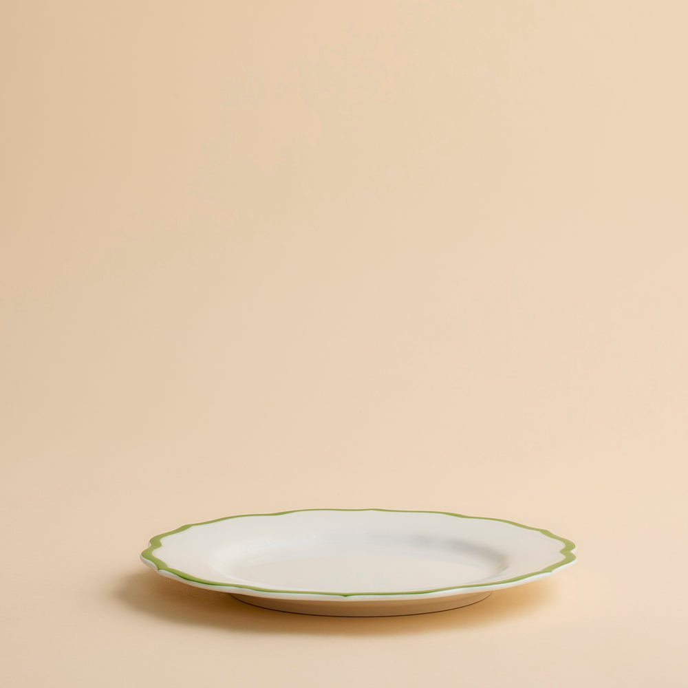Stella Scalloped Verde Salad Plate image 7