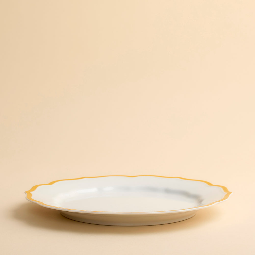 Stella Scalloped Marigold Dinner Plate image 7