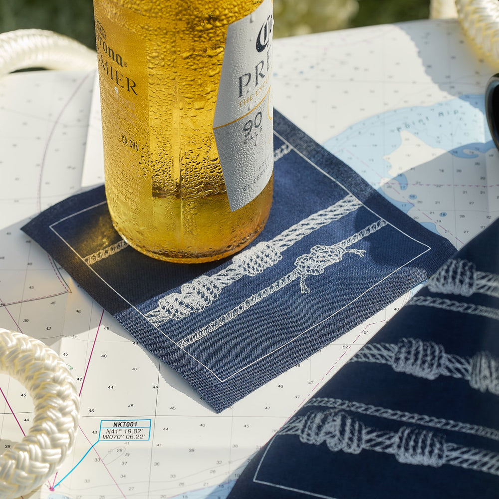 Sailors Knots Cocktail Napkin Roll image 3