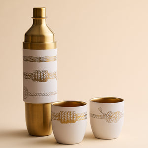 Caskata x High Camp Crema Sailors Knots Wine Flask thumbnail 5