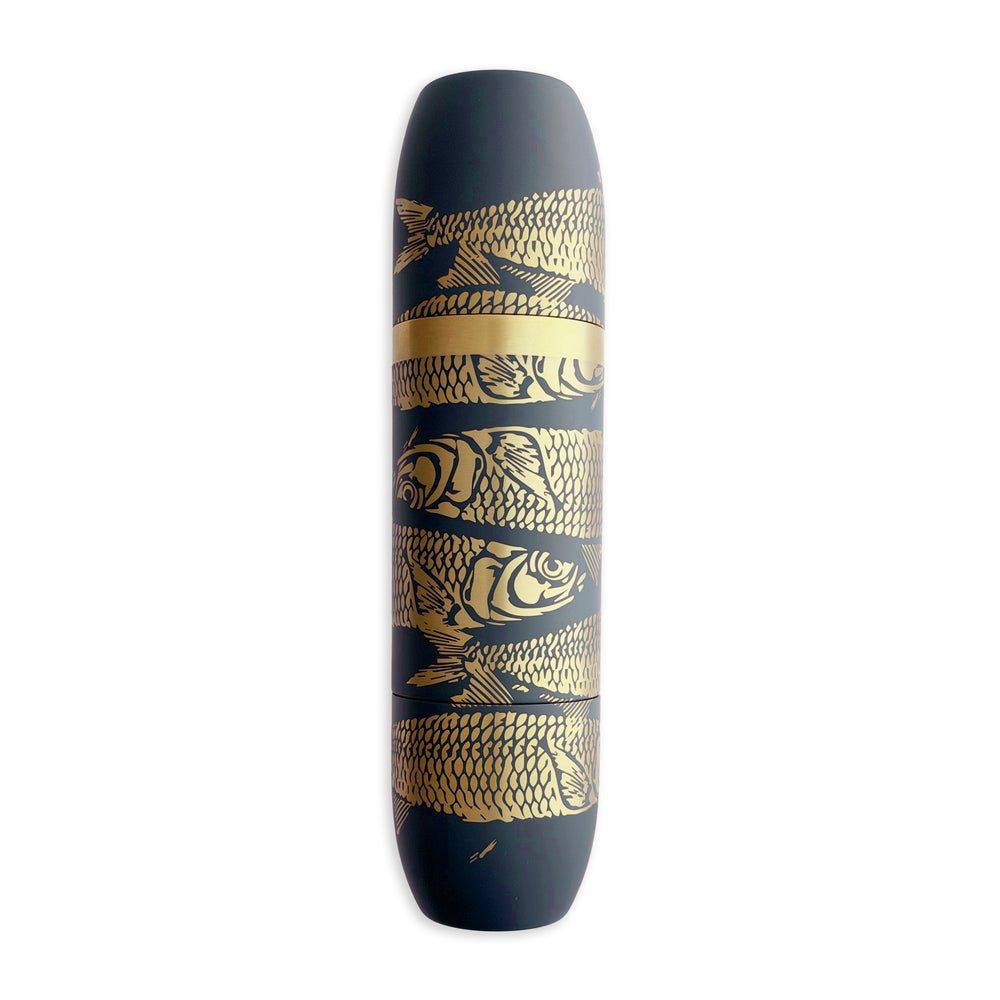 Caskata x High Camp Dark Blue Sardines Wine Flask image 4
