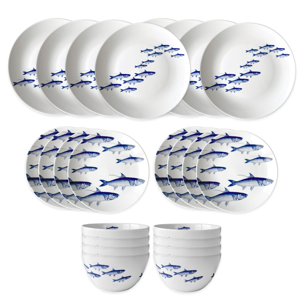 School of Fish Table Set for 8
